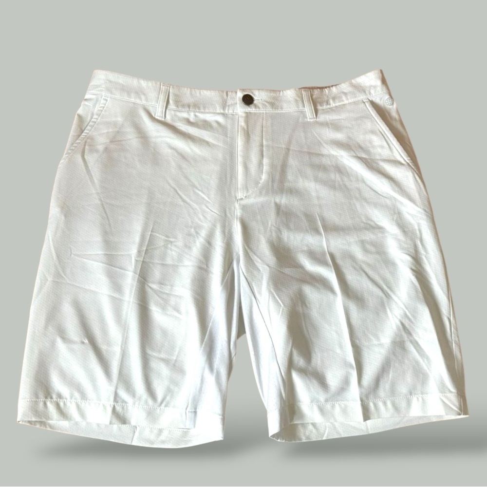 Men's ADIDAS Golf Shorts 9" Inseam Sport Short HA6130 White Size 30